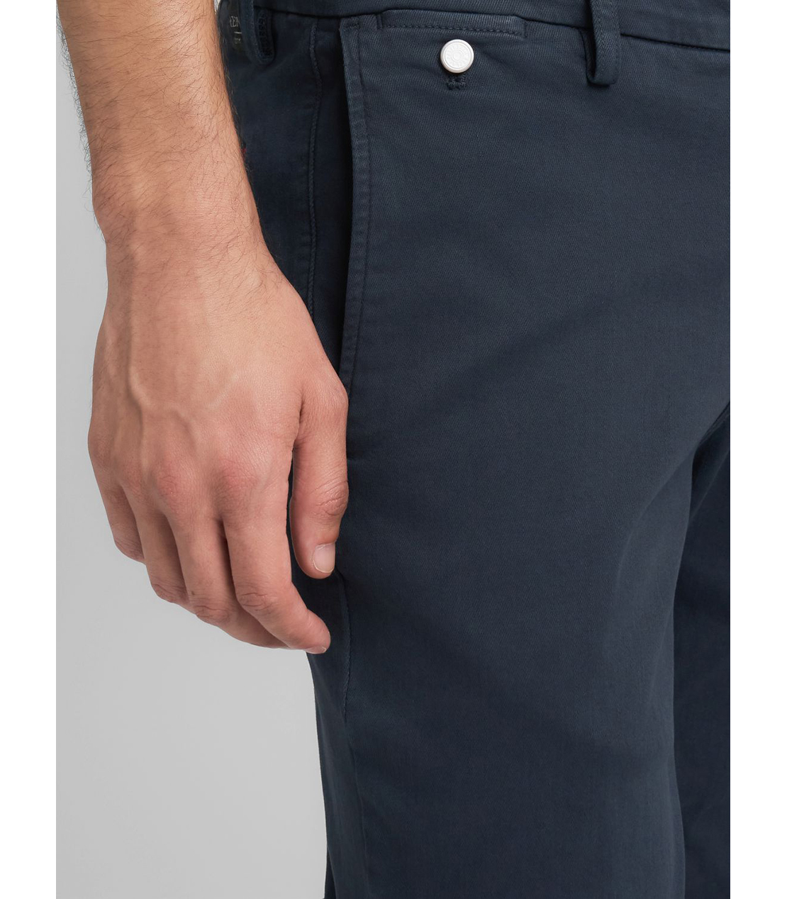 レギュラースリムBENNI Hyperflex Color スーパーストレッチチノパンツ 詳細画像 ネイビー 6